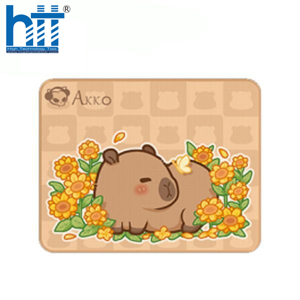 Bàn di chuột Akko Capybara – Mousepad dễ thương, di chuột mượt mà