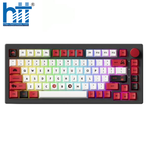 Bàn phím cơ AKKO 5075B Plus Black World Tour Viet Nam – Thiết kế sang trọng, pin khủng, RGB sống động