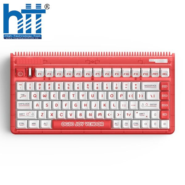 IQUNIX OG80 Joy Vender Cherry Silent Red – gõ êm, phản hồi mượt.