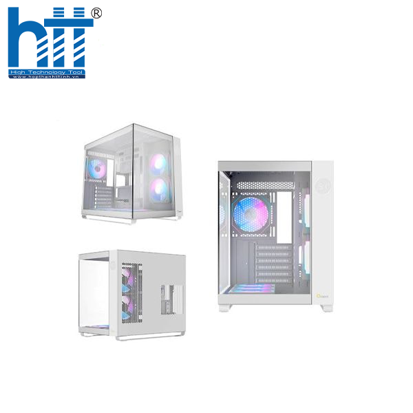 Case ATX kèm 6 fan ARGB, sẵn sàng chiến game