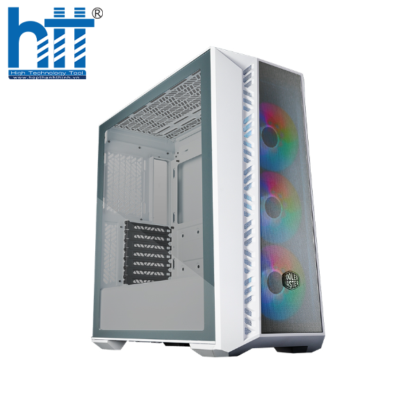 Cooler Master MasterBox 520 Mesh ARGB White – đẹp từ mọi góc nhìn