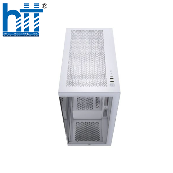 Case Mid Tower trắng cho PC gaming cao cấp