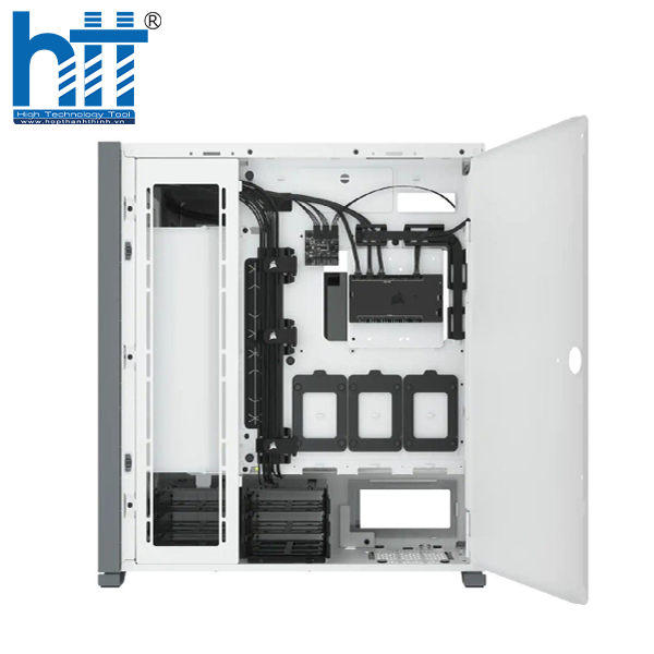 Thiết kế trắng sang trọng, hỗ trợ radiator 480mm