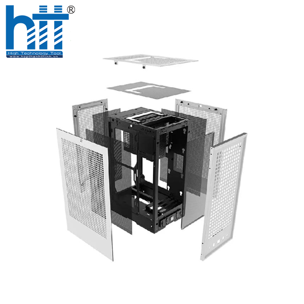 Build PC trắng gọn gàng với HYTE Revolt 3 ITX White