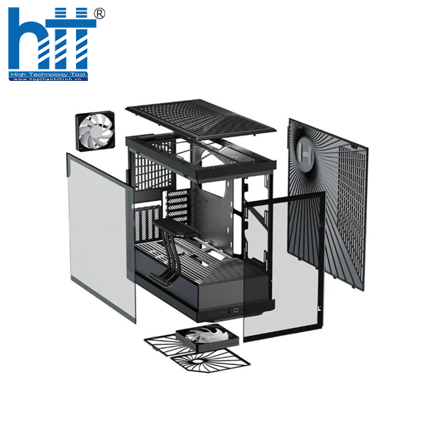 HYTE Y40 Black hỗ trợ VGA 422mm
