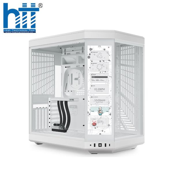 HYTE Y70 Touch Snow White – Chuẩn case trình diễn cao cấp