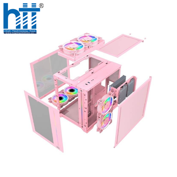 Vỏ máy tính LV12 MINI ELITE PINK – Nhỏ mà chất