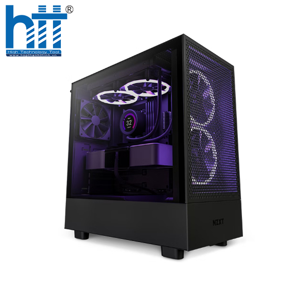 NZXT H5 Flow Black – Gọn gàng, mát mẻ, hiệu quả