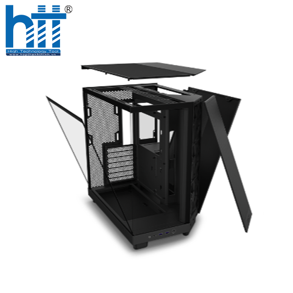 Case NZXT H6 Flow Black chuẩn mid tower