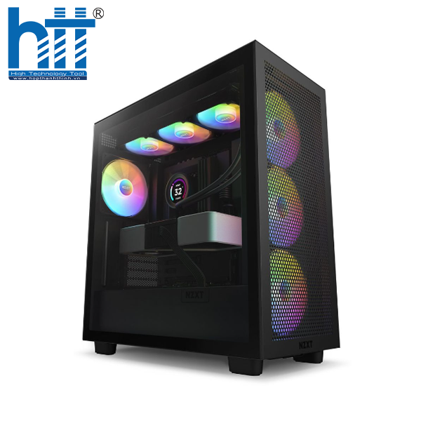 NZXT H7 Flow Black RGB – Không gian build đỉnh cao
