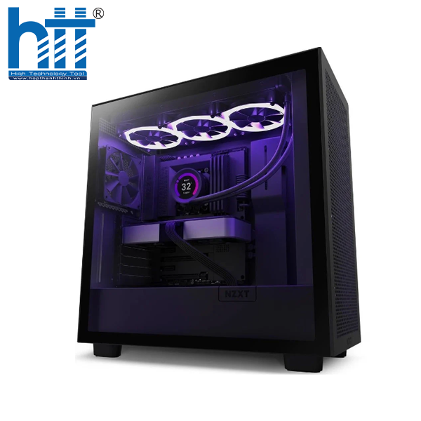 NZXT H7 Flow Black – Chuẩn airflow cho PC hiệu năng cao