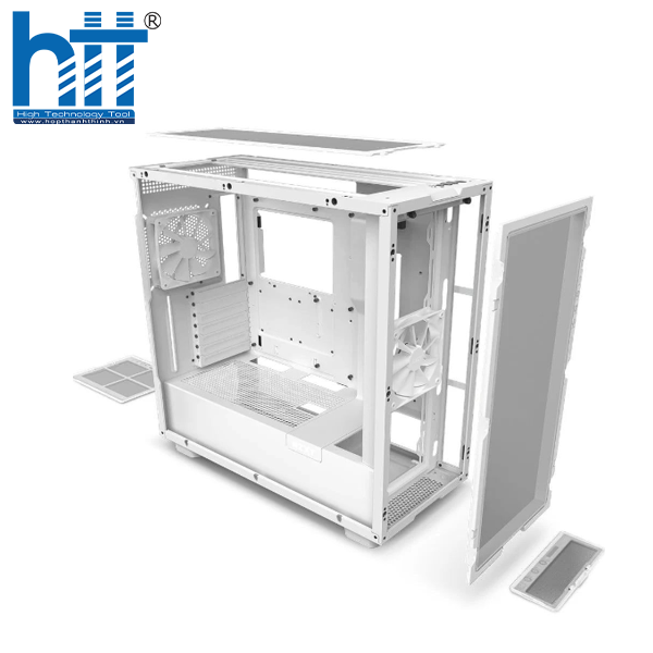 NZXT H7 Flow White – Tối ưu tản nhiệt, tối giản thiết kế