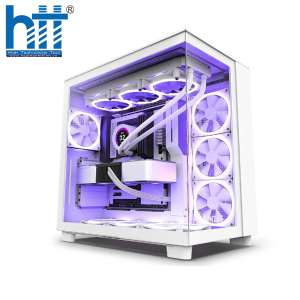 NZXT H9 Flow White – Chuẩn case trắng cho PC cao cấp