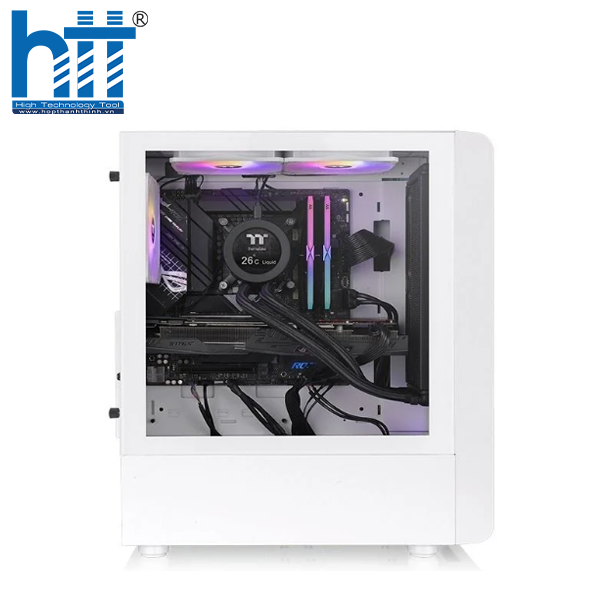 Vỏ máy tính S200 TG ARGB Snow – Gọn gàng, hiện đại