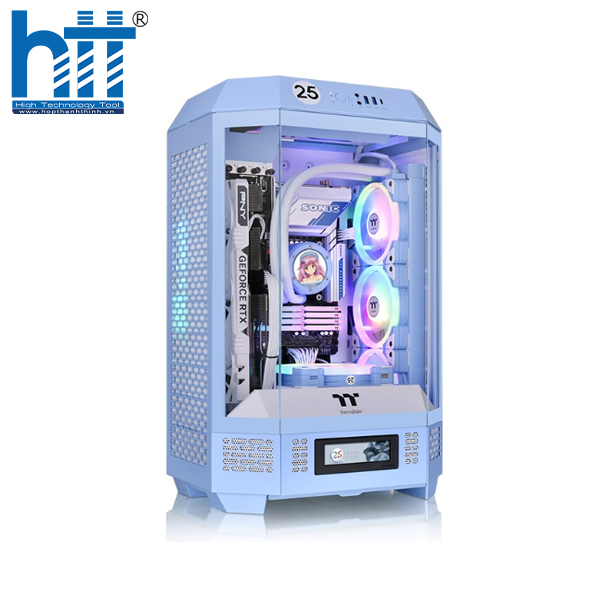 Thermaltake Tower 300 Hydrangea Blue – Sắc xanh khác biệt cho dàn PC cao cấp