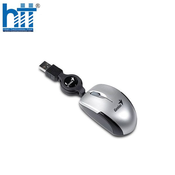 Chuột Genius Micro Traveler V2 – Chuột mini dây rút tiện mang theo.
