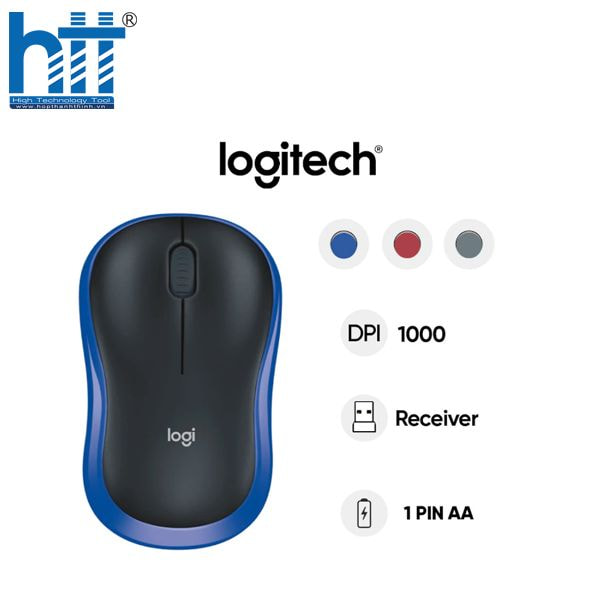 Làm việc mượt mà mỗi ngày với chuột không dây Logitech M185.