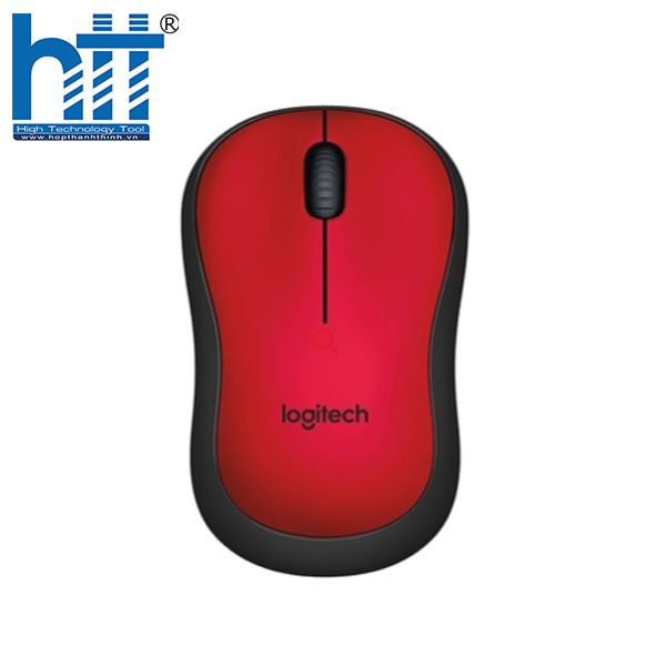 Chuột không dây Logitech M221 Đỏ – êm ái với SilentTouch.