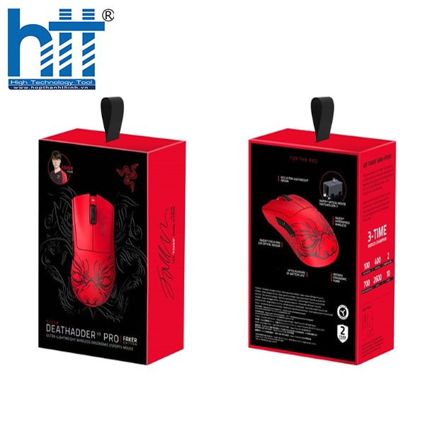 Hiệu suất đỉnh cao với DeathAdder V3 Pro Faker Edition.