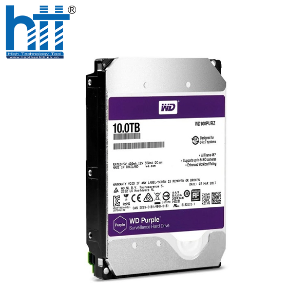 Dung lượng 10TB cho hàng nghìn giờ video.