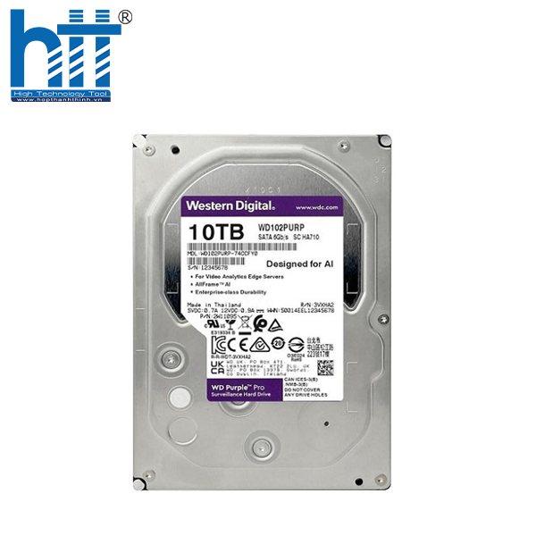Dung lượng kên đến 10TB.
