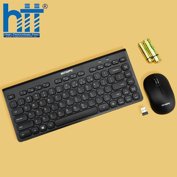 SingPC WKB-L264CB – Bộ chuột phím không dây gọn gàng