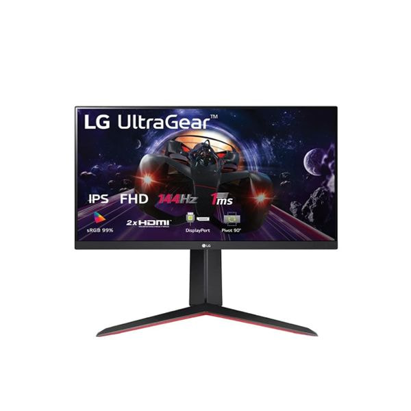 LG 24GN65R-B – Chiến game mượt 144Hz, 1ms