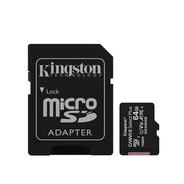 Thẻ nhớ Kingston 64GB quay 4K mượt