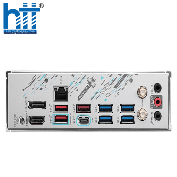 Hỗ trợ hai khe M.2 PCI Express 4.0 x4 và bốn cổng SATA 6Gb.