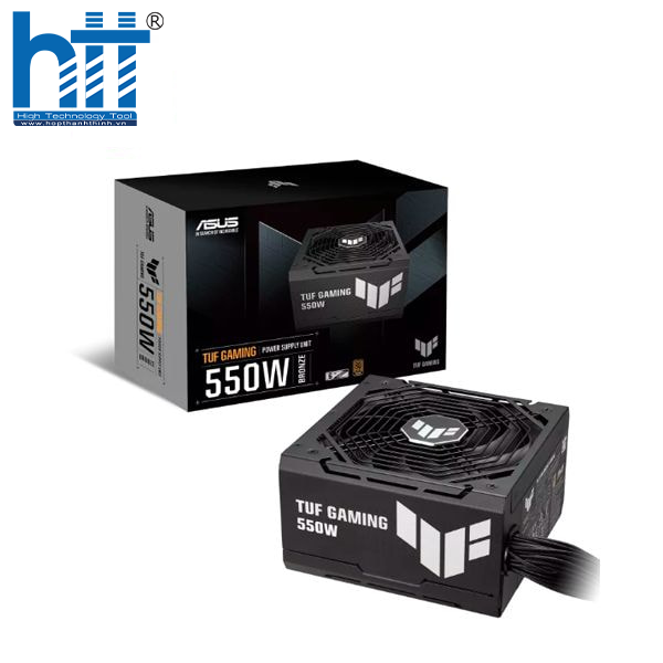 ASUS TUF GAMING 550W Bronze – Bộ nguồn bền bỉ, hiệu suất cao cho dàn PC gaming.