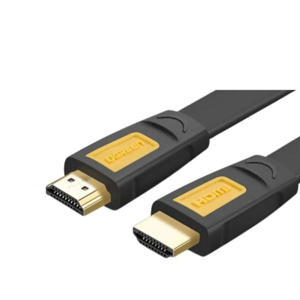 Cáp HDMI dẹt 2M hỗ trợ 4K, 3D, Full HD, DTS, Dolby TrueHD và ARC.
