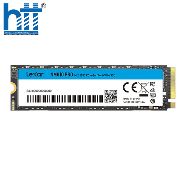 Chuẩn kết nối PCIe Gen 3.0 x4.