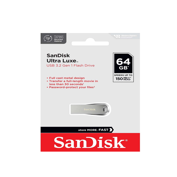 USB SanDisk CZ74 64GB – vỏ nhôm cao cấp