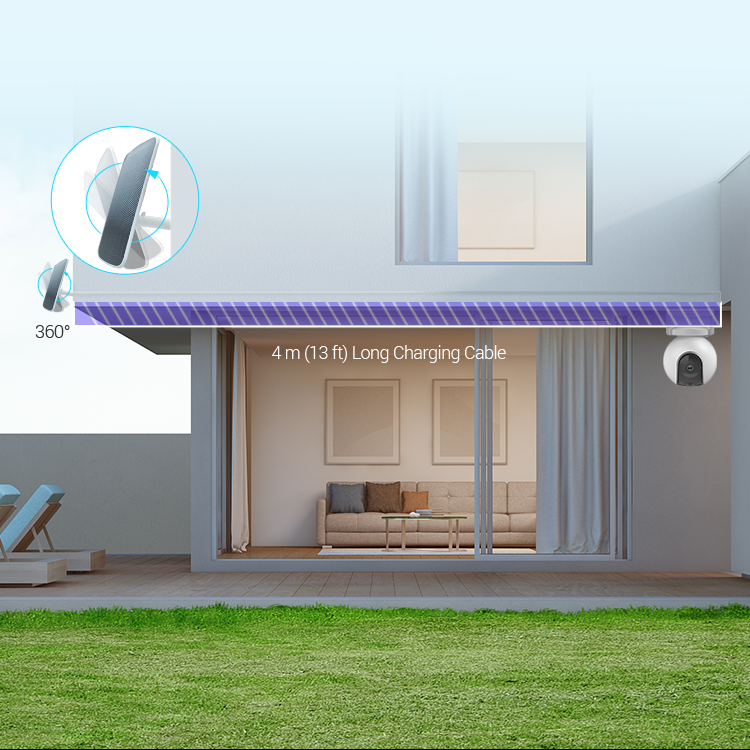 Hà Hưng - Tấm pin sạc năng lượng mặt trời Ezviz CS-CMT-Solar Panel-F