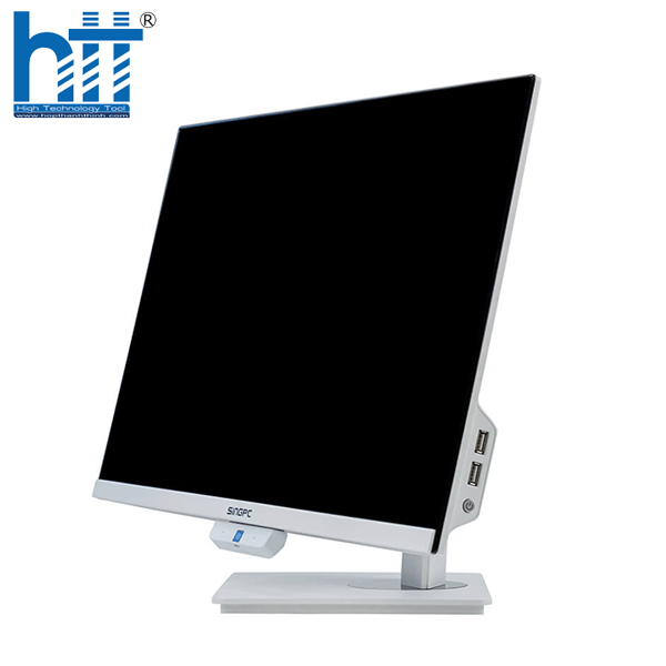 Màn hình của All in one SingPC M24Pi582-W cũng cho chất lượng chân thực, hỗ trợ 16.7 triệu màu