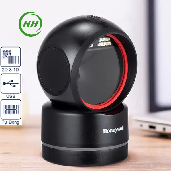 Máy quét mã vạch Honeywell HF680 hỗ trợ kết nối USB và RS-232, dễ dàng cắm là chạy.