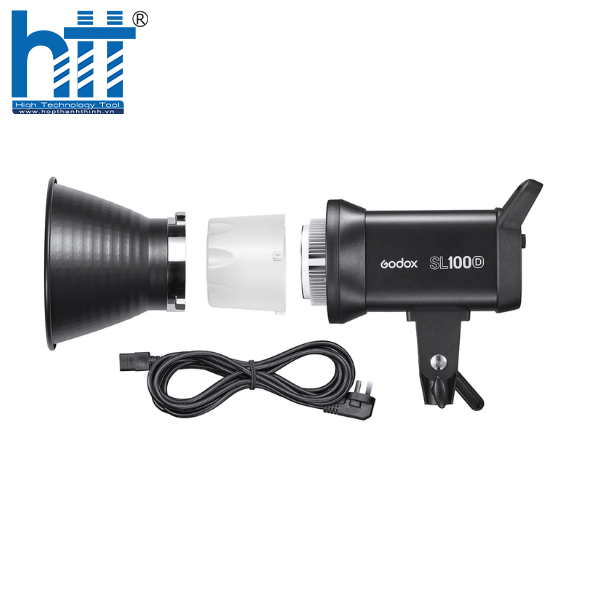 Godox SL100D với góc chùm sáng rộng 120° và nhiệt độ màu 5600K