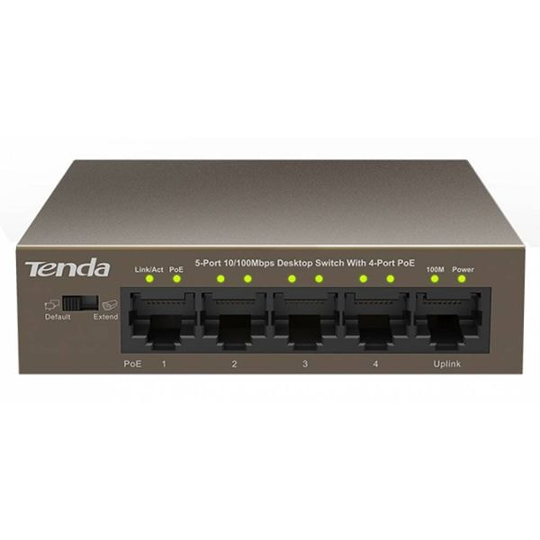 Switch Tenda 4 port 100M TEF1105P-4-63W