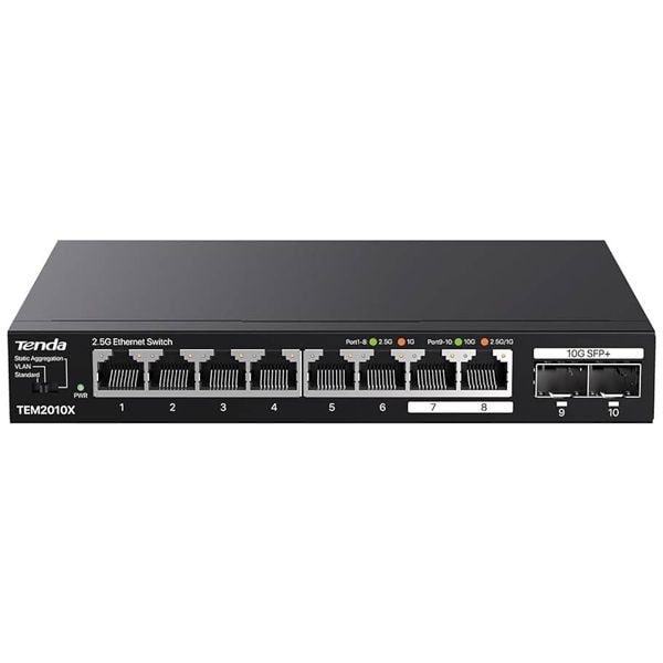 Switch Tenda 8 port 2.5GE TEM2010X