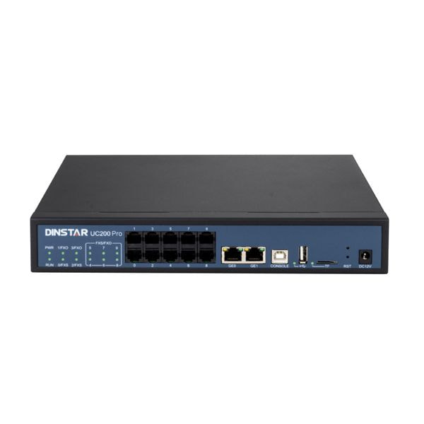 Tổng đài IP Dinstar UC200 Pro v1 – Giải pháp liên lạc doanh nghiệp hiện đại.
