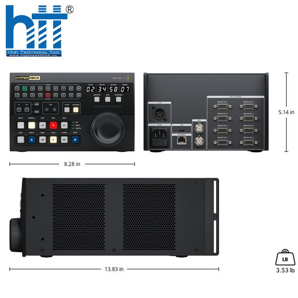 Điều khiển đồng thời lên đến 8 deck phát sóng.