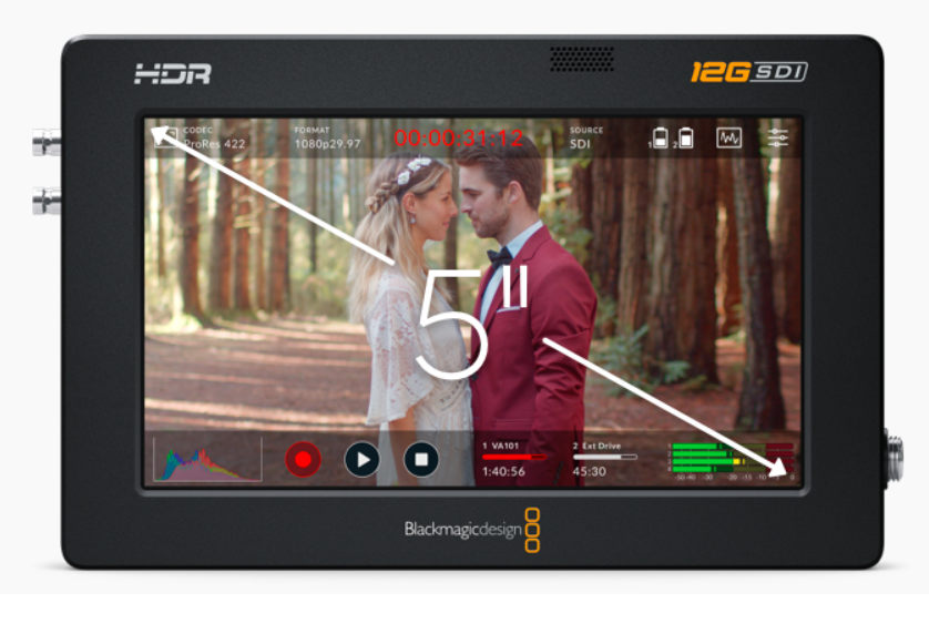 Bright and Vivid 7 inch Display