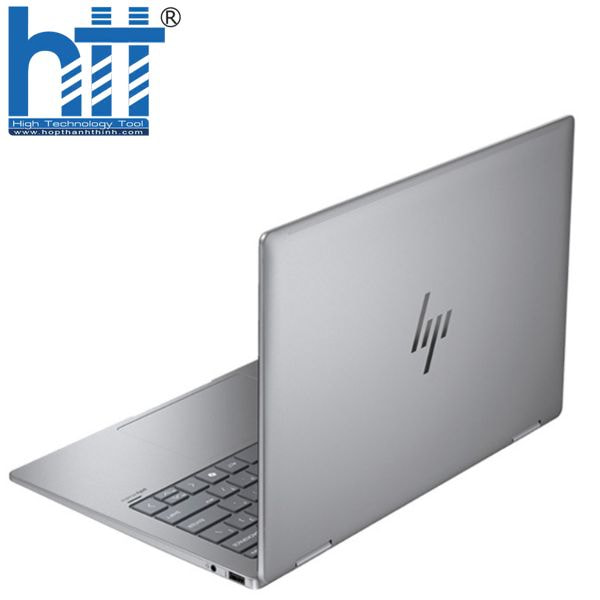 Laptop HP Envy x360 trong trạng thái gập 360 độ như một chiếc máy tính bảng.