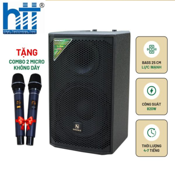 Hợp Thành Thịnh - Loa Kéo Nanomax S-02 Bass 25cm 820w