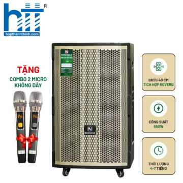 Hợp Thành Thịnh - Loa Kéo Nanomax SK-15D2 Lưới Vàng Bass 40cm 