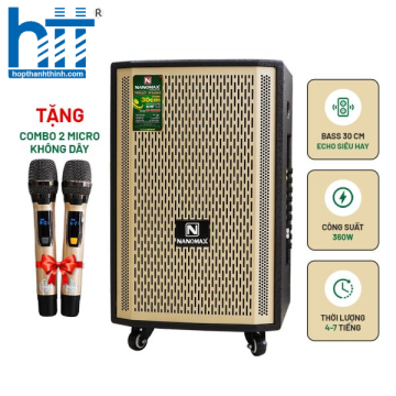 Hợp Thành Thịnh - Loa Kéo Nanomax S-800 Bass 30cm 360w