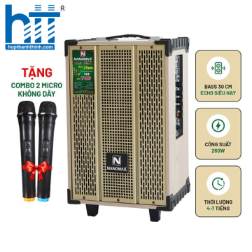 Hợp Thành Thịnh - Loa Kéo Mini Nanomax T-10 Thùng Trắng