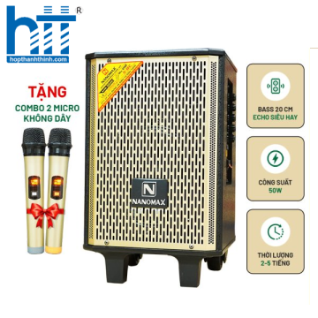 Hợp Thành Thịnh - Loa Kéo Mini Nanomax S-8C Bass 20cm
