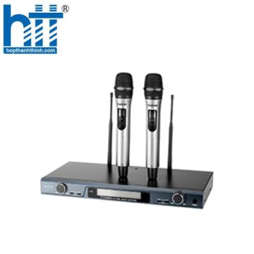 Hợp Thành Thịnh - Bộ micro không dây cầm tay UHF kênh kép X6
