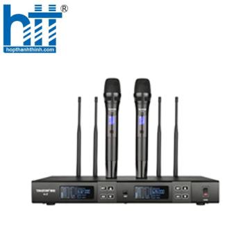 Hợp Thành Thịnh - Bộ micro không dây tầm xa cầm tay UHF hai kênh M2-FH